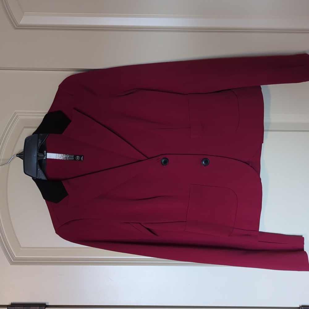 Red Fitted Blazer, Kensie, XS